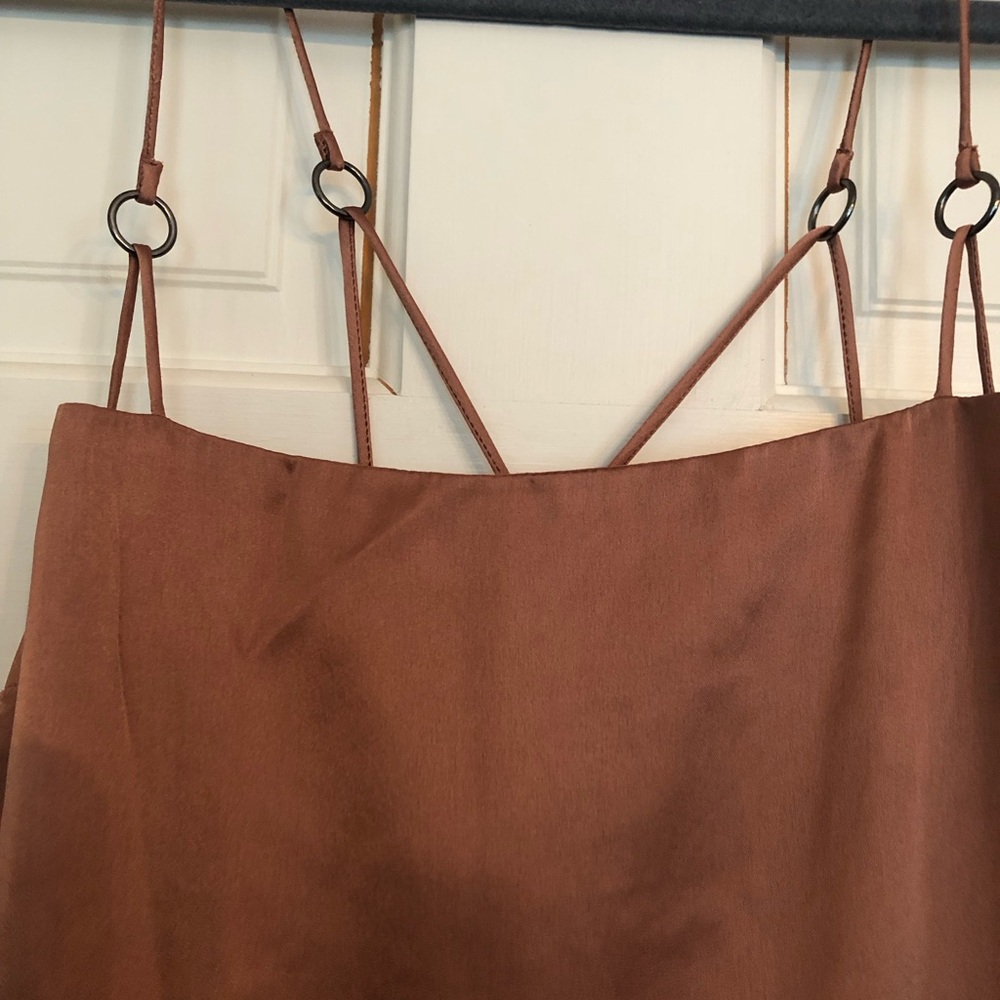 ASOS Design satin cami trapeze dress - Picture 6 of 8